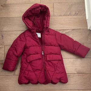 Mayoral Burgundy Puffer Jacket for Kids